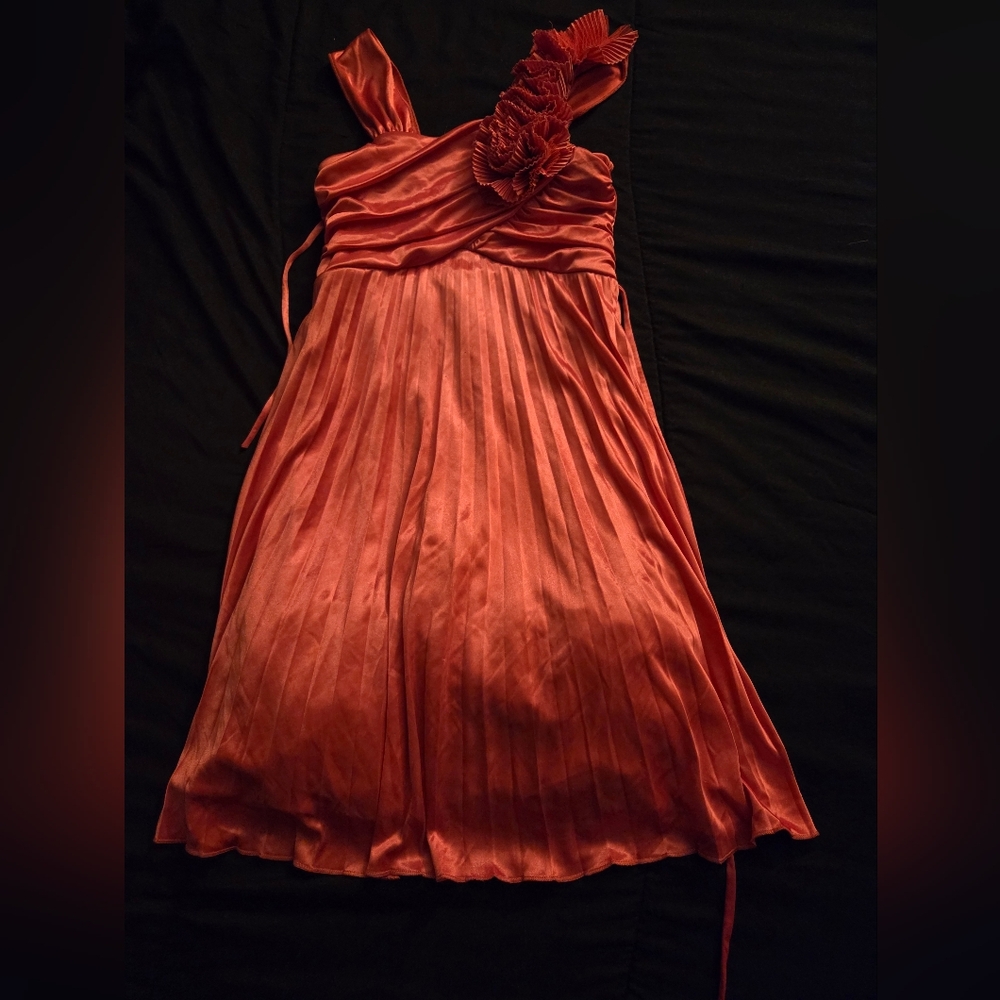Sequin Hearts Red Formal Kids Dress Girls Size 8